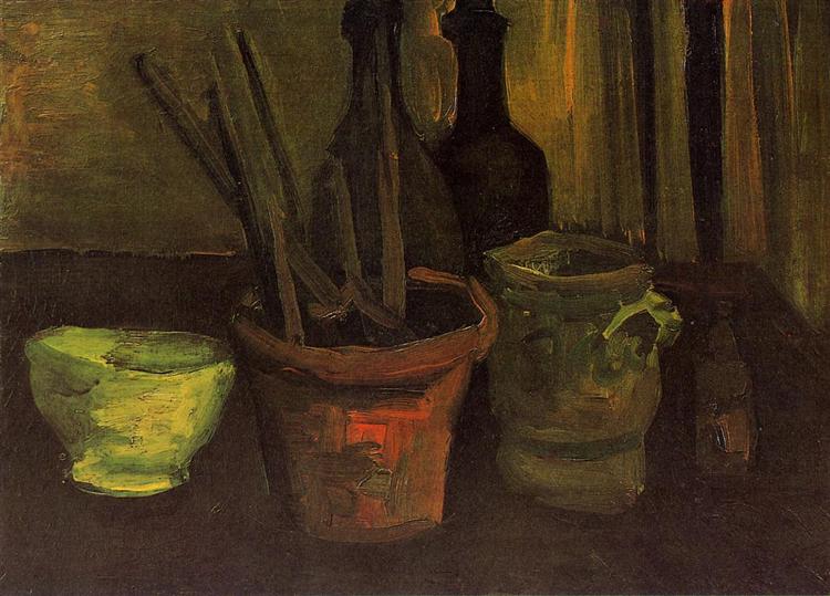 Still Life of Paintbrushes in a Flowerpot - Vincent van Gogh