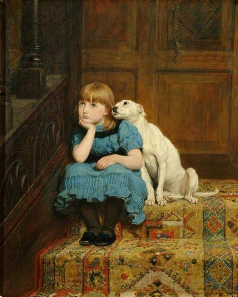 Sympathy Paint by Number- Briton Riviere