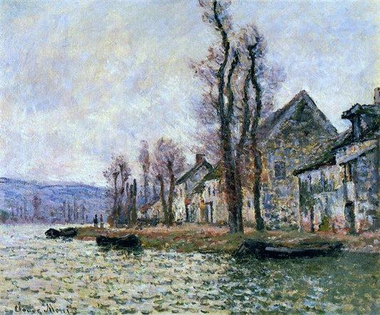 Paint By Number The Bend of the Seine at Lavacourt, Winter - Claude Monet