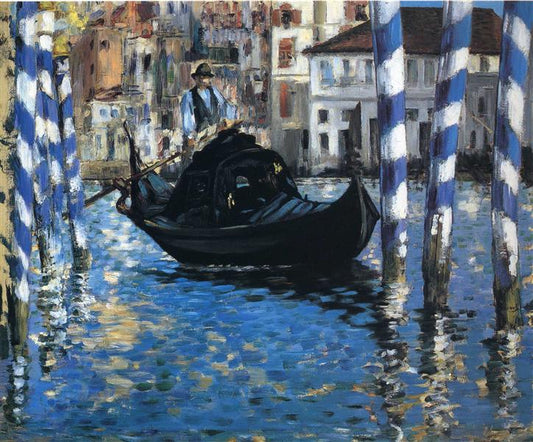 The Grand Canal of Venice (Blue Venice) - Edouard Manet Paint by Number