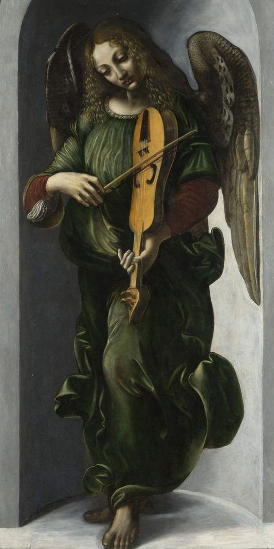 Paint By Number The Green Angel -Leonardo da Vinci (Full Body)