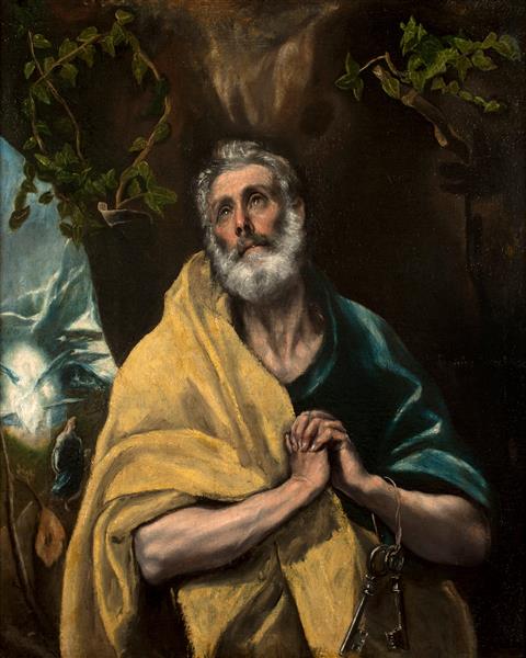 The Repentant Peter-El Greco