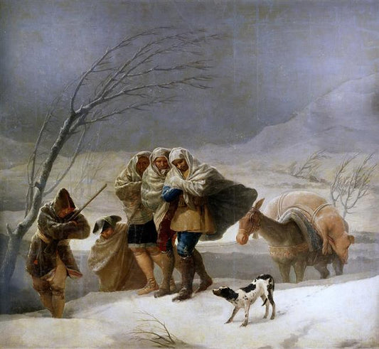 Paint By Number The Snowstorm (Winter) - Francisco Goya
