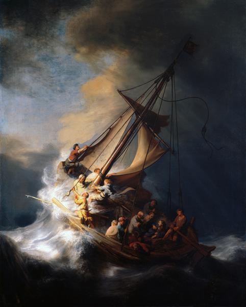 The Storm on the Sea of Galilee - Rembrandt