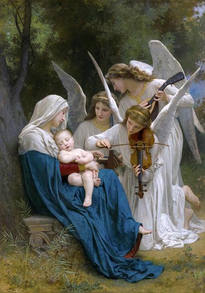 The Virgin with Angels - William-Adolphe Bouguereau
