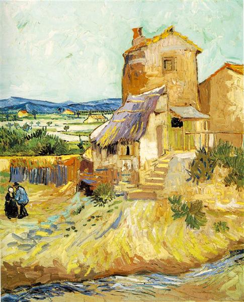 The old mill - Vincent van Gogh Paint by Number