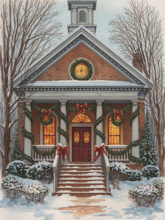 Paint by Number Winter Blessings
