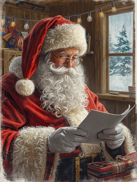 Paint by Number Letters to Santa
