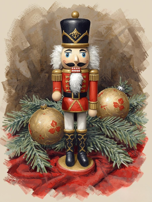Paint by Number Festive Nutcracker