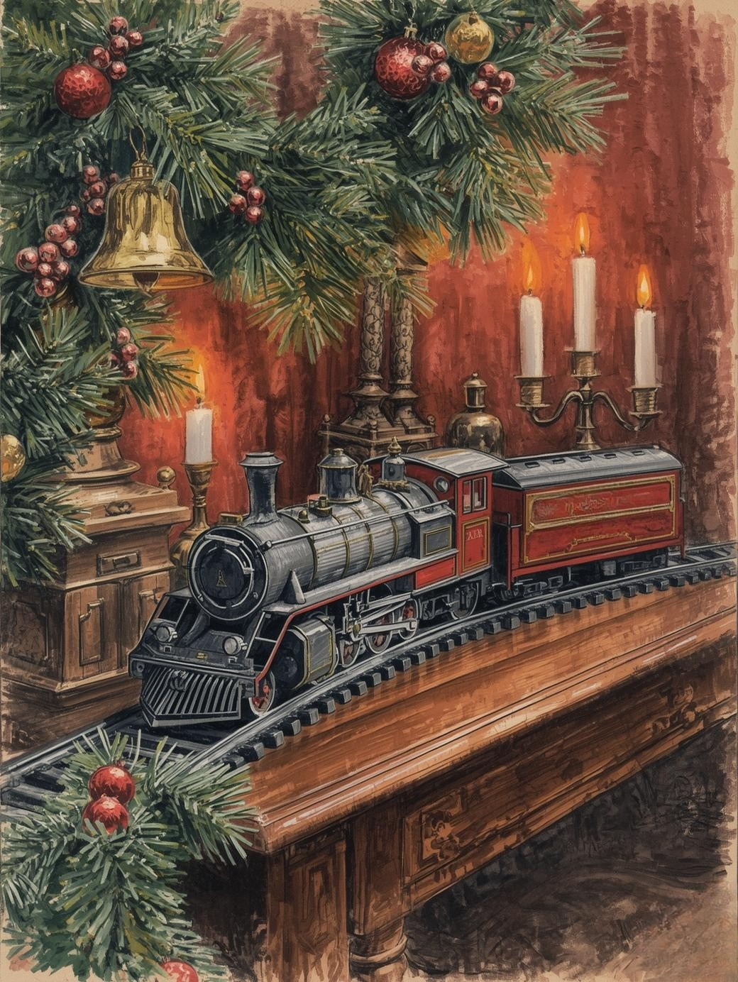 Paint by Number Holiday Embers – Warmth of the Season