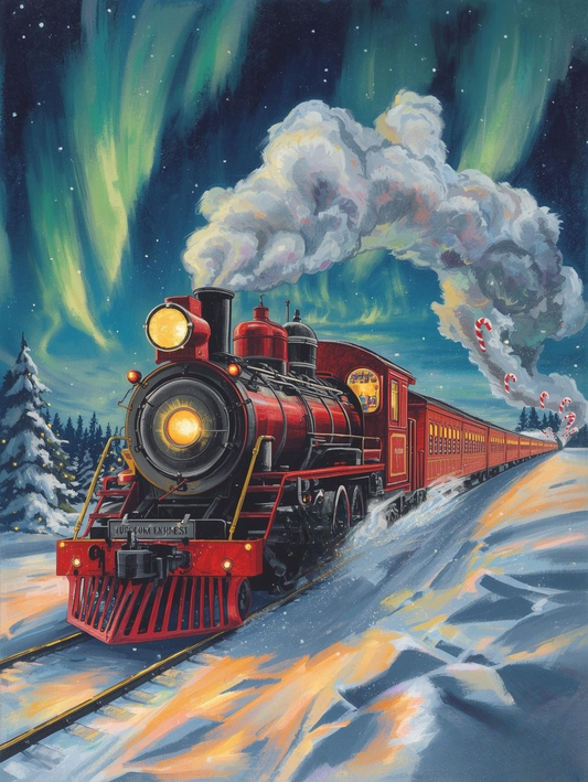 Paint by Number Magical Christmas Journey