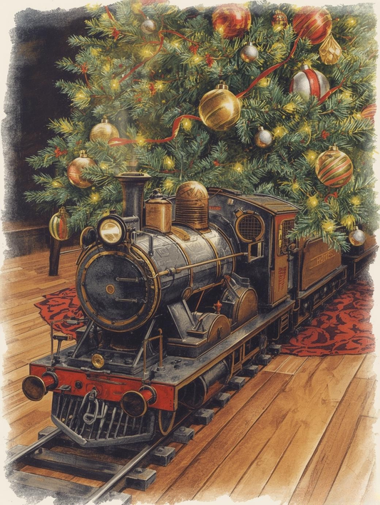 Paint by Number Silver Bell Express