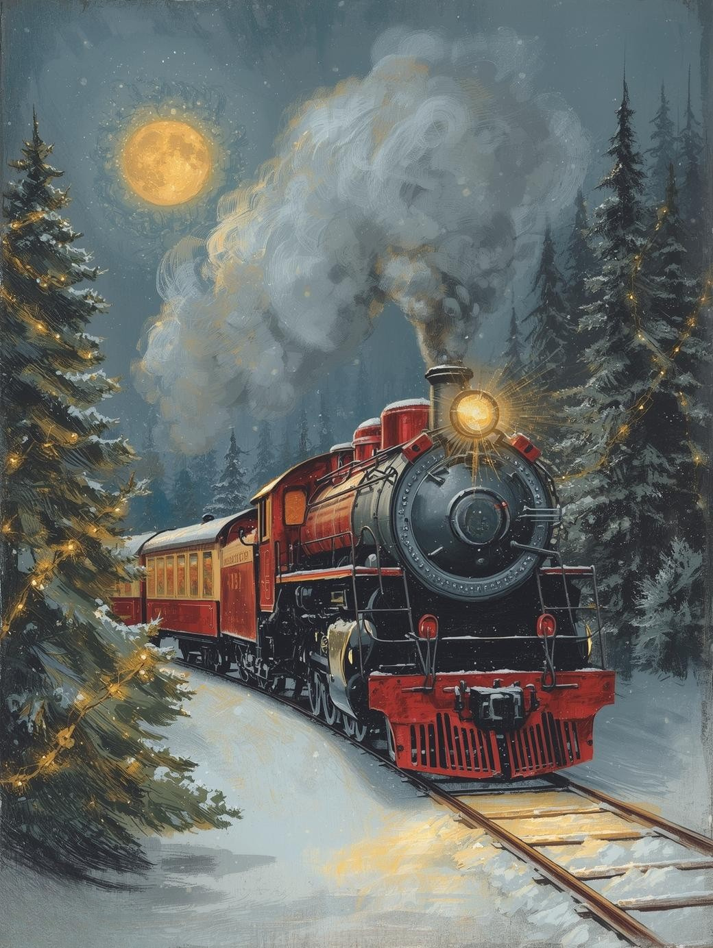 Paint by Number Pine Valley Express