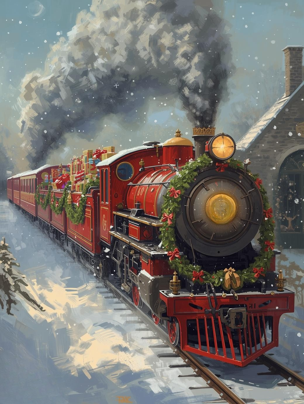 Paint by Number Glistening Rails