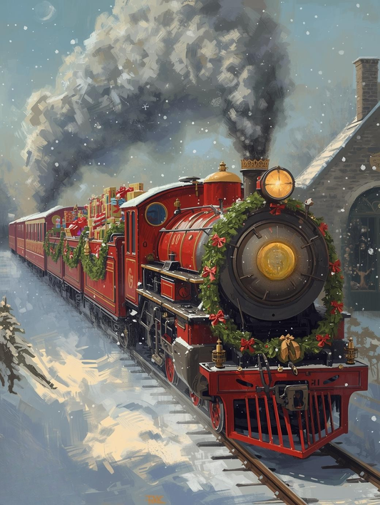 Paint by Number Glistening Rails