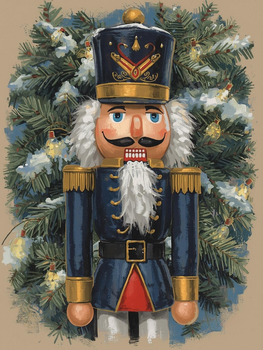Paint by Number Merry Nutcracker