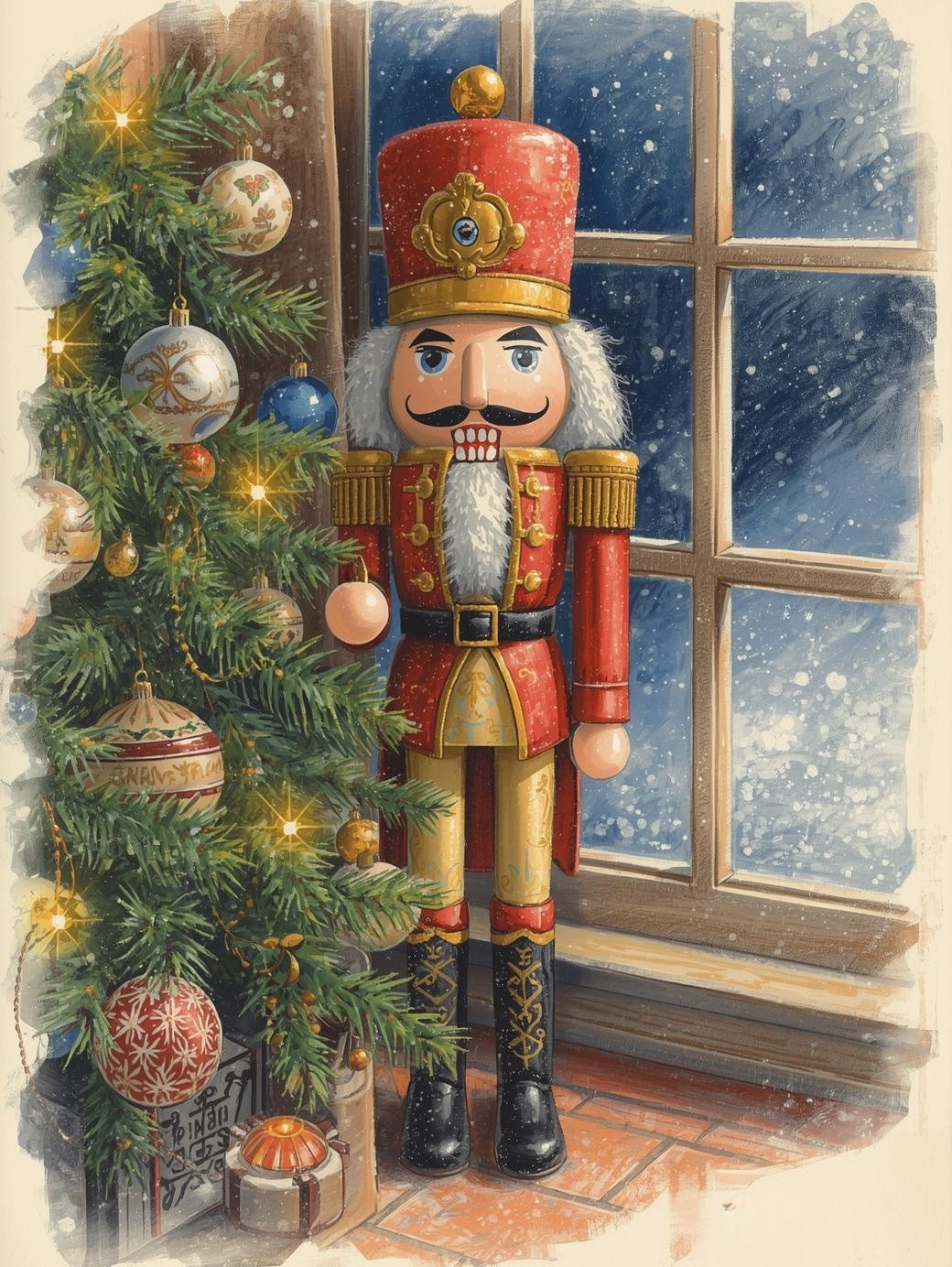 Paint by Number Traditional Nutcracker
