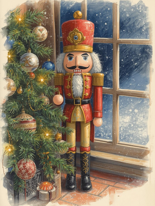 Paint by Number Traditional Nutcracker