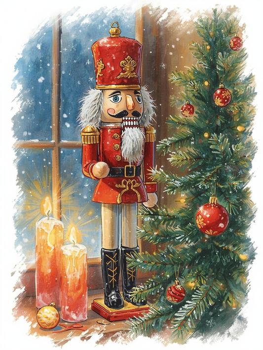 Paint by Number Whimsical Nutcracker