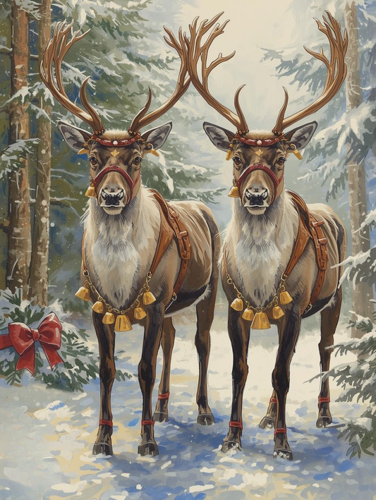 Paint by Number Winter Hooves