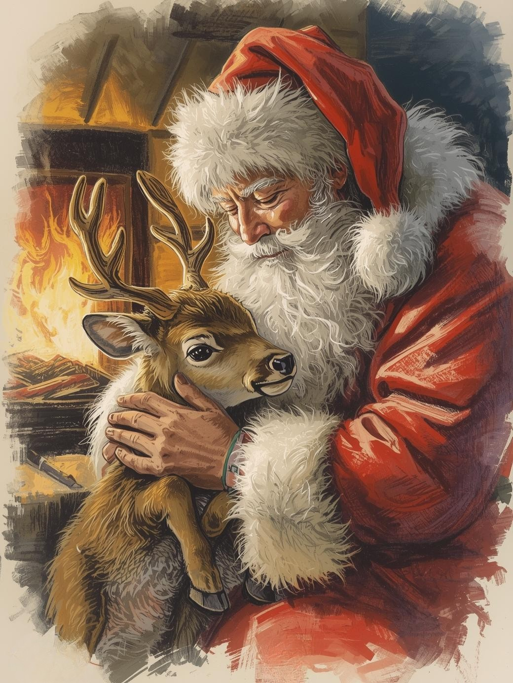 Paint by Number Faithful Friends of the North