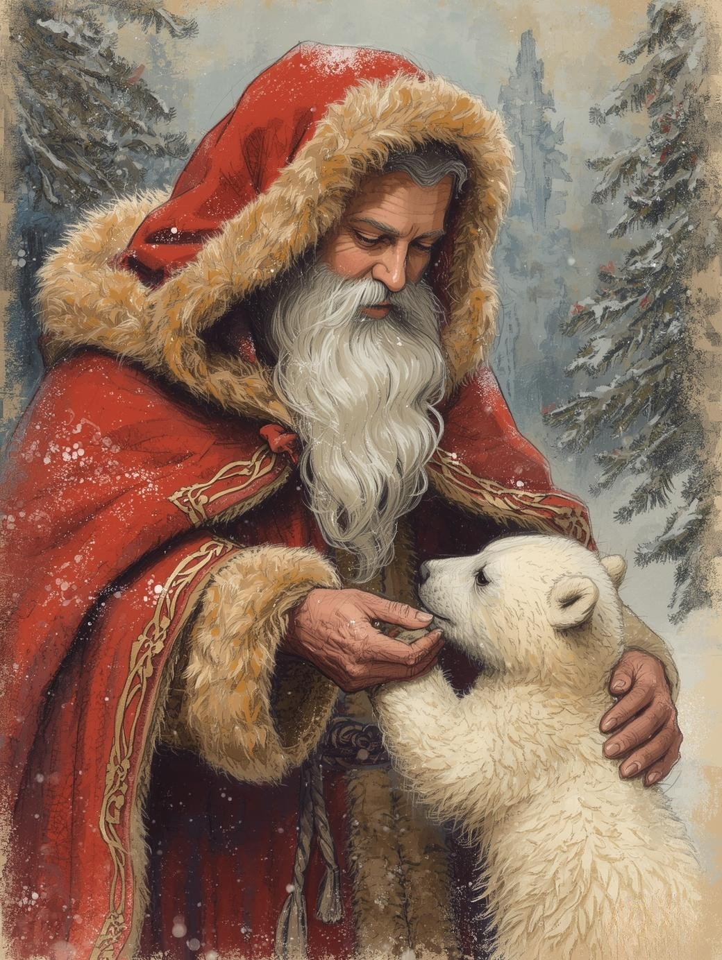 Paint by Number Arctic Friendship