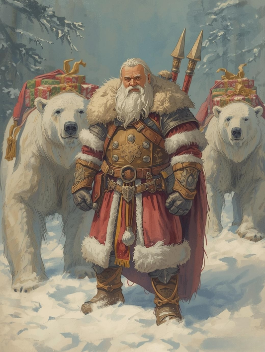 Paint by Number The Spirit of the Frozen Forest