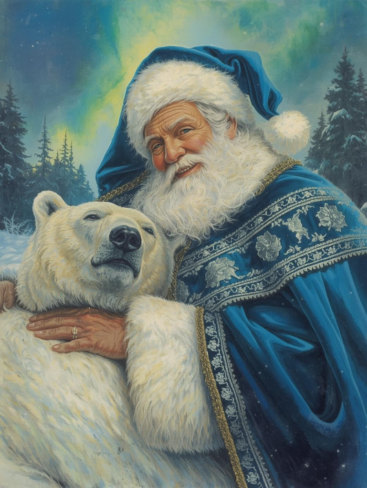 Paint by Number Santa’s Noble Companion