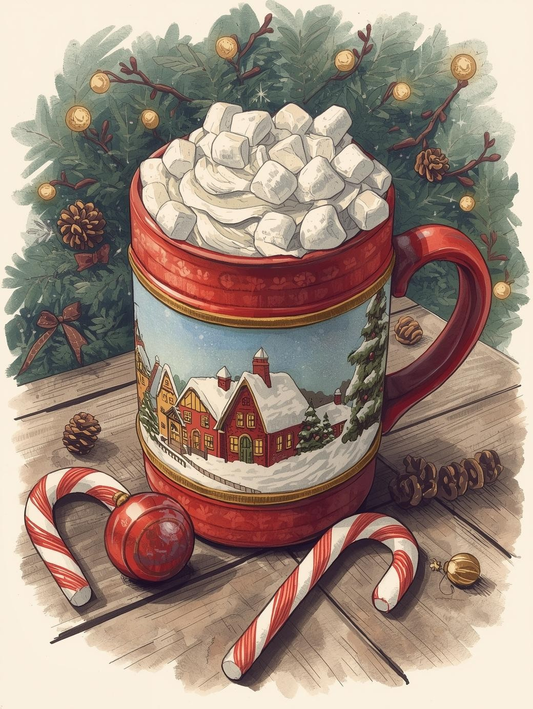 Paint by Number Merry Moments Mug