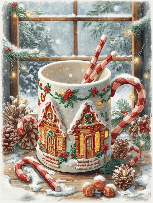 Paint by Number A  Perfect Cocoa Mug