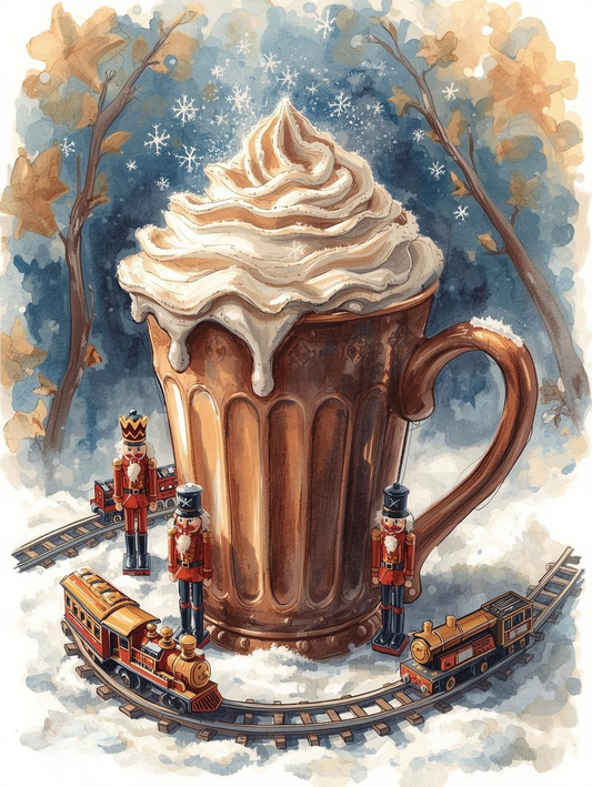 Paint by Number Cozy Cocoa Mug