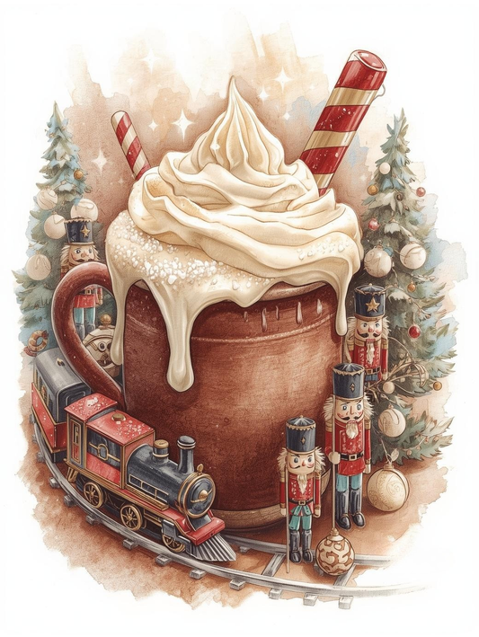 Paint by Number Seasonal Joy Mug