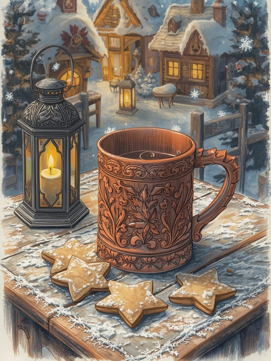 Paint by Number Holiday Mug