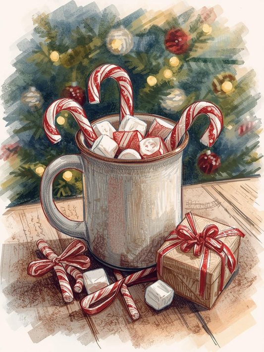 Paint by Number Frosty Fun Mug