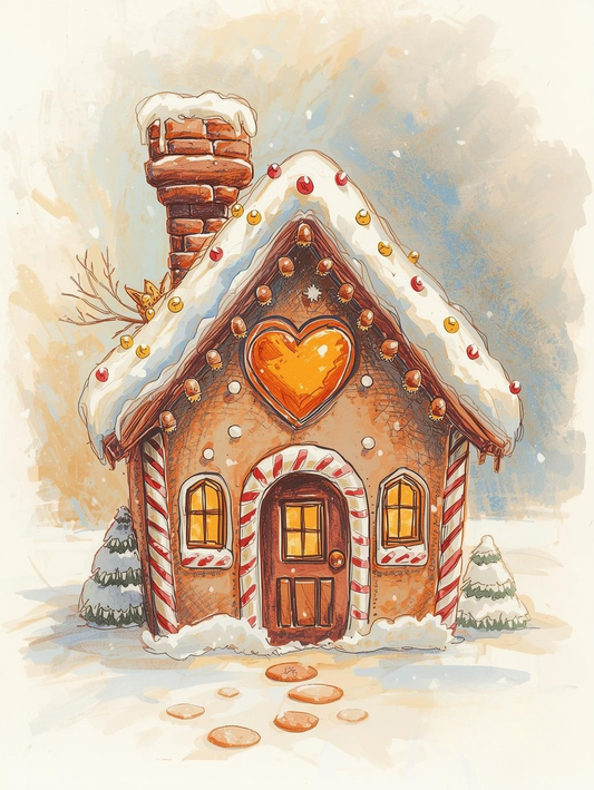Paint by Number Twinklepath Gingerbread House