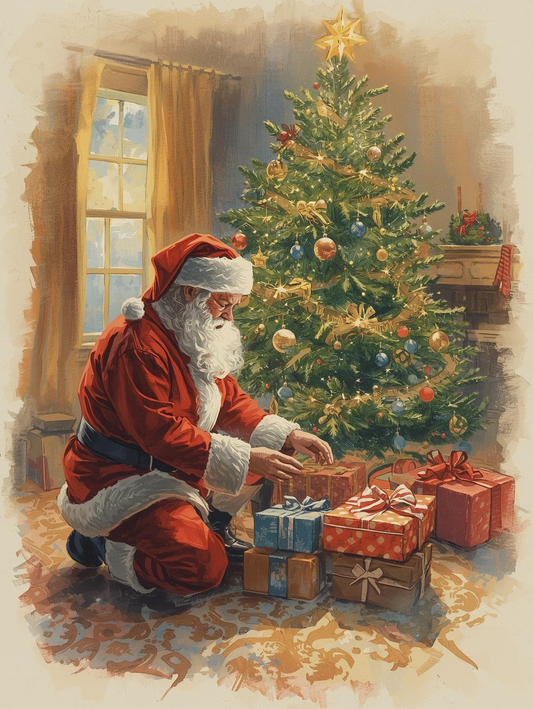 Paint by Number Kris Kringle’s Christmas Eve