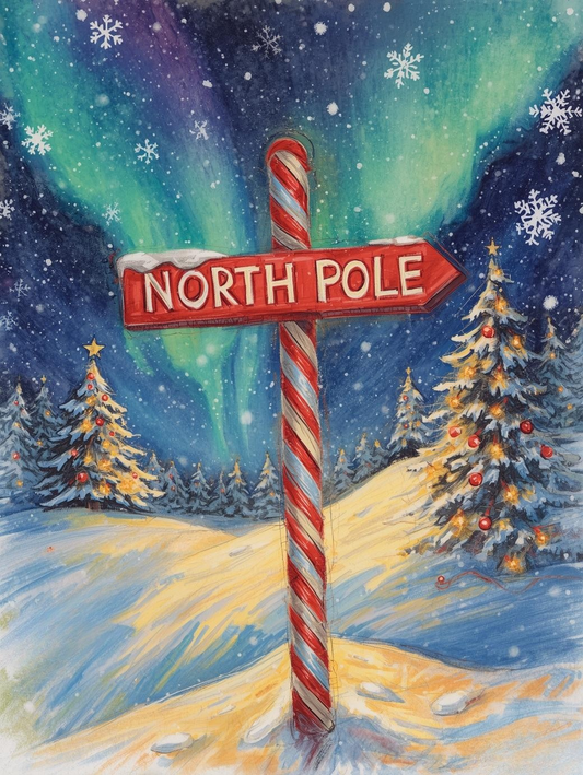Paint by Number North Pole