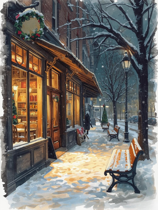 Paint by Number Christmas in the City