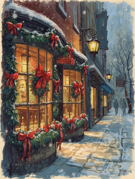 Paint by Number Holiday Magic Downtown