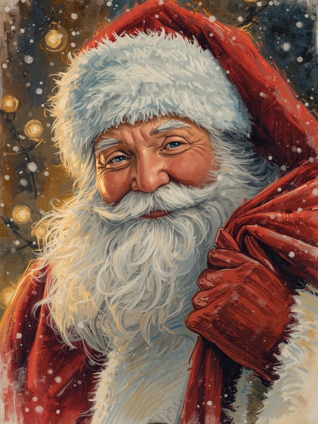 Paint by Number Santa’s Bright Spirit