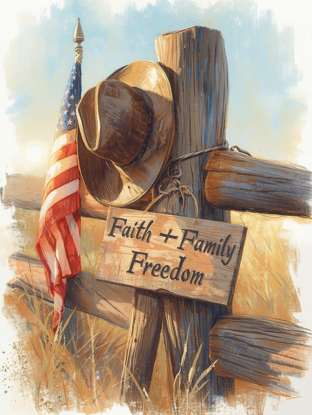 Paint By Number Freedom’s Light