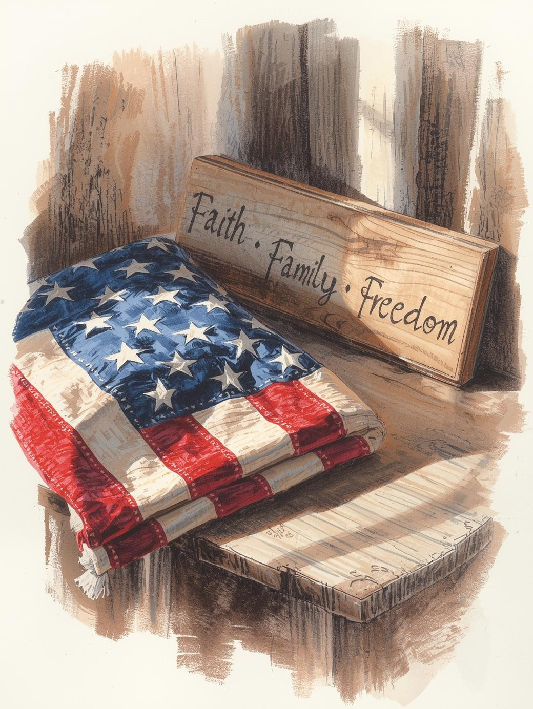 Paint By Number God Bless Our Home