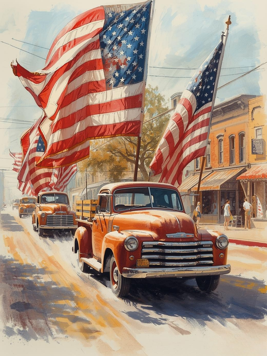 Paint By Number Proud and Free