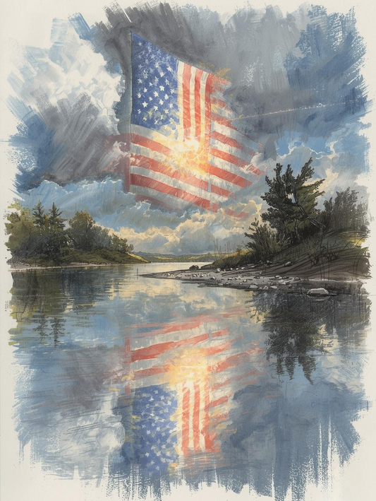 Paint By Number Home of the Brave