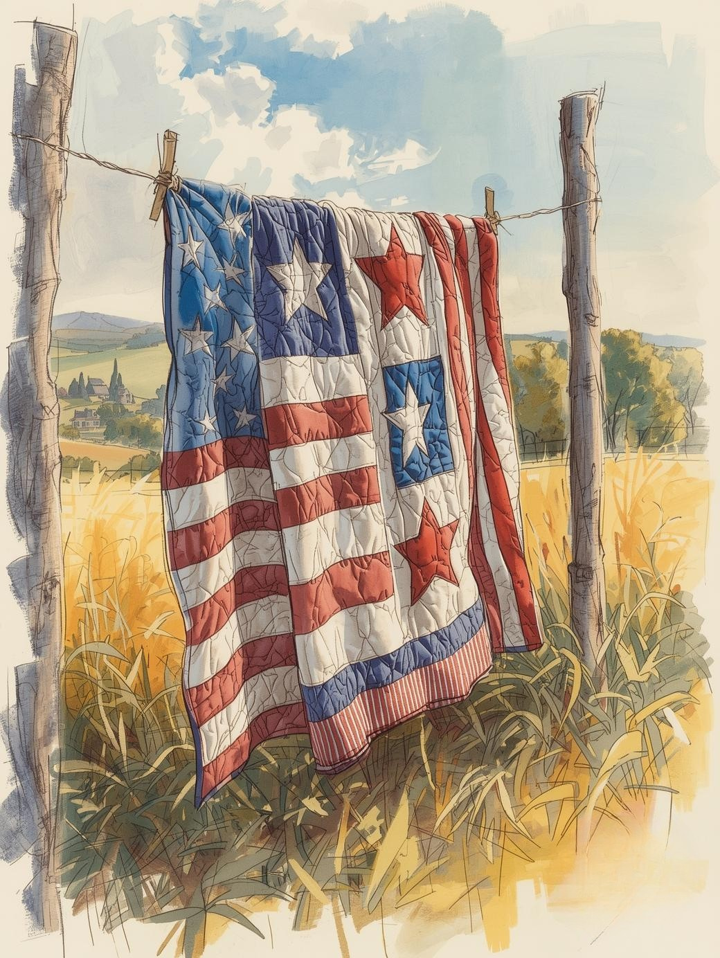 Paint By Number Country Strong