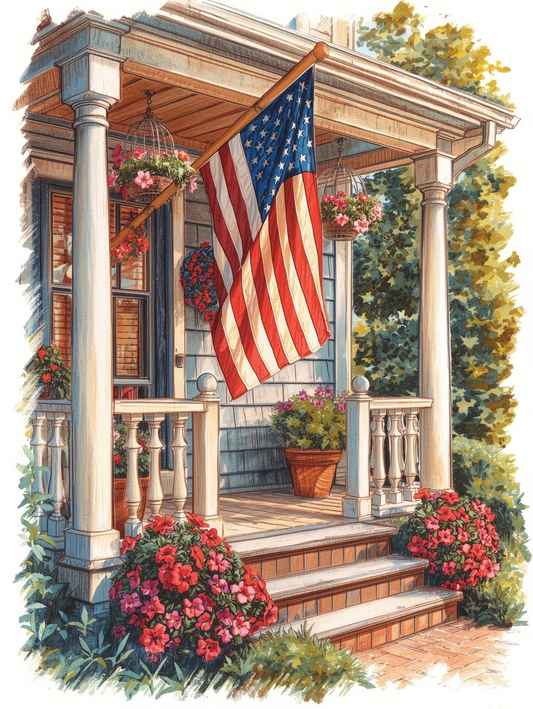 Paint By Number Freedom’s Flame