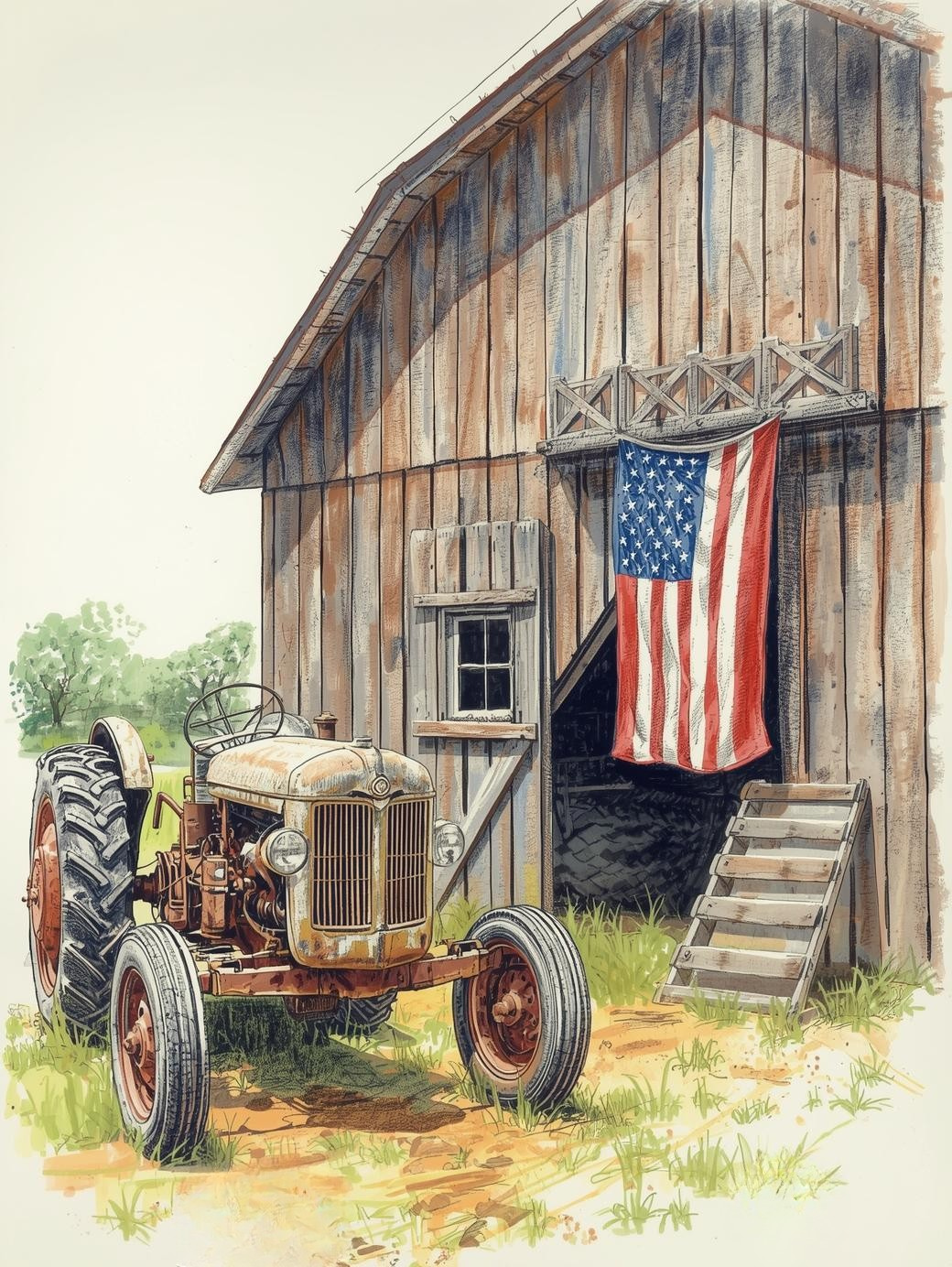 Paint By Number Freedom on the Range