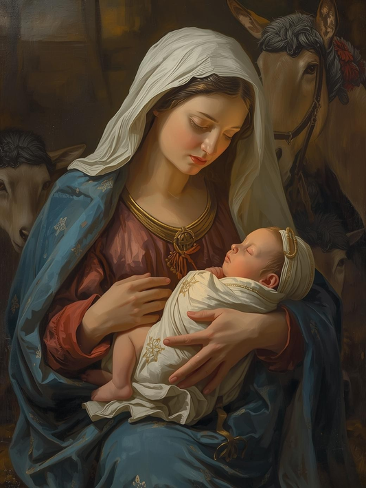 Bethlehem Nativity Paint by Number