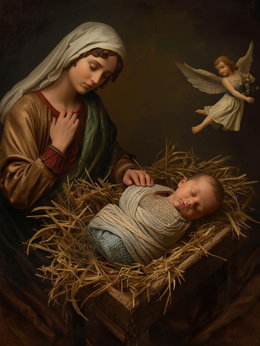 Holy Family Nativity Paint by Number