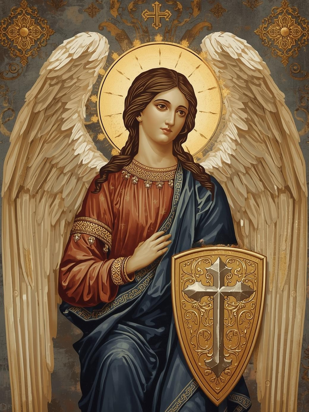 Guardian Angel Presence Icon Paint by Number